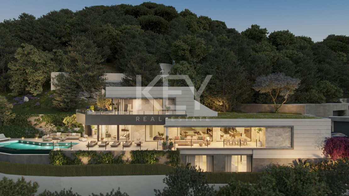 Luxury and modern  villa for sale in the gated community Pinares Hills, Malaga