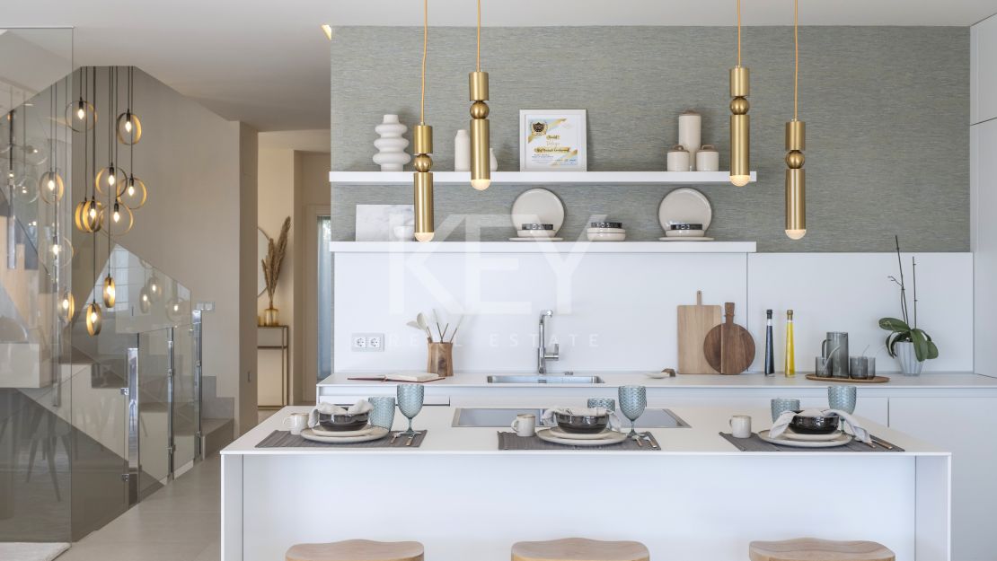 Frontline beach villa for sale on the New Golden Mile Estepona