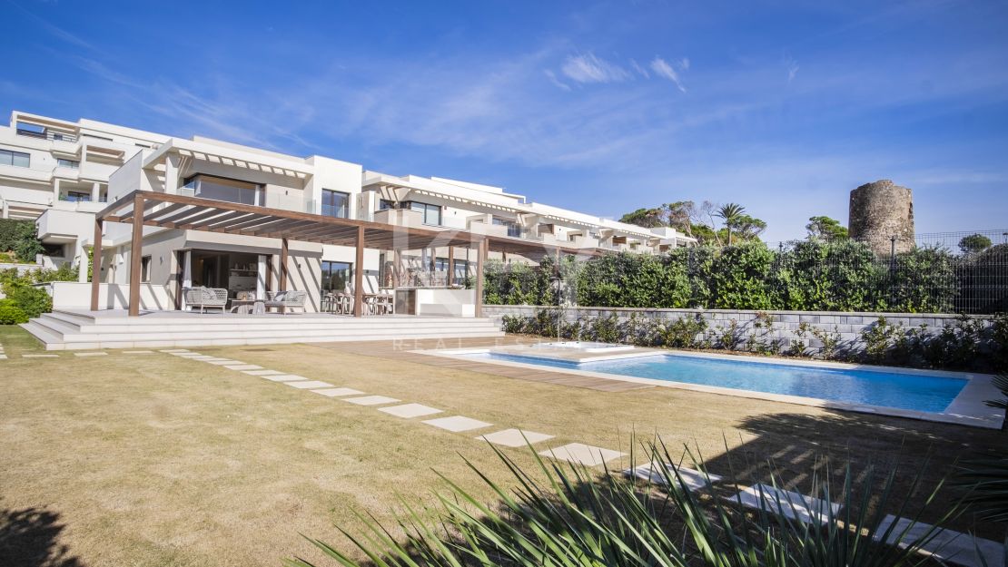Frontline beach villa for sale on the New Golden Mile Estepona