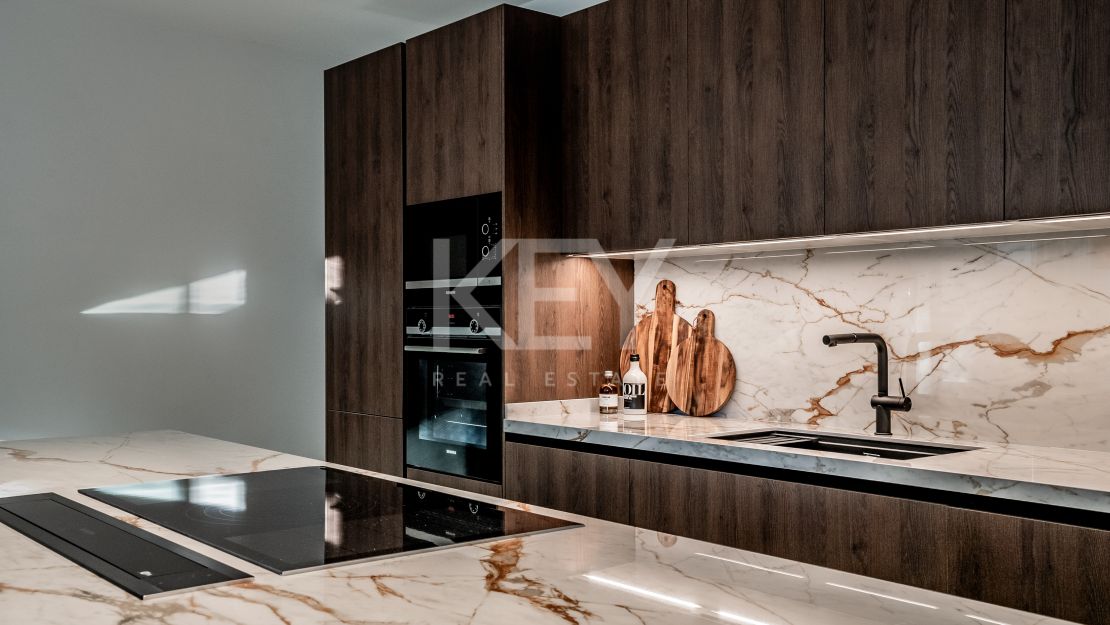 Unique ground floor apartment for sale on the iconic Golden Mile, Marbella