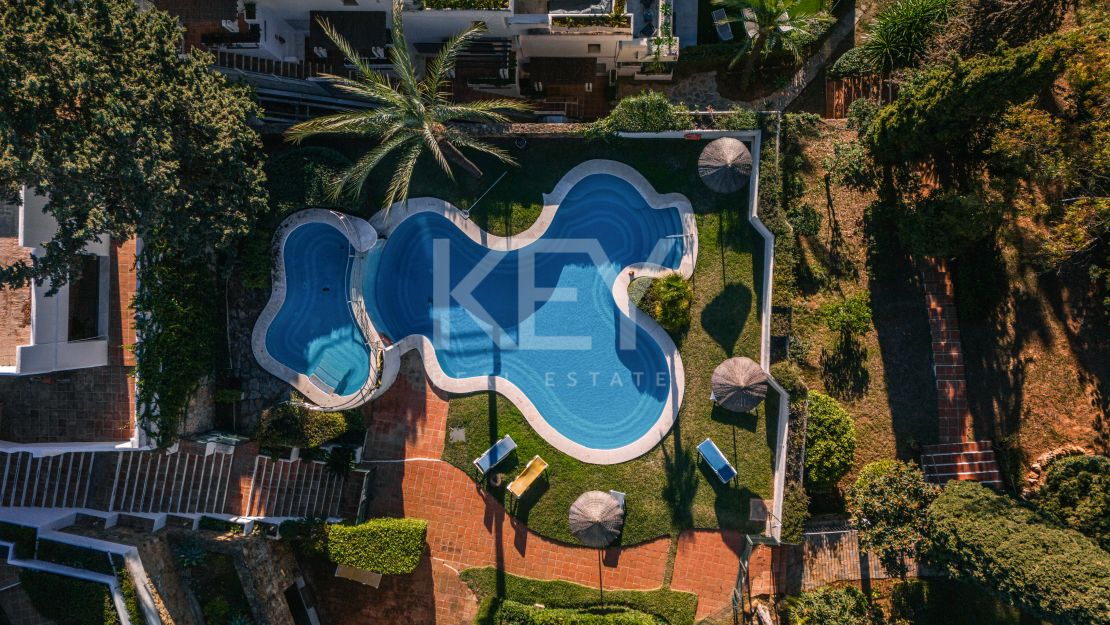 Unique ground floor apartment for sale on the iconic Golden Mile, Marbella