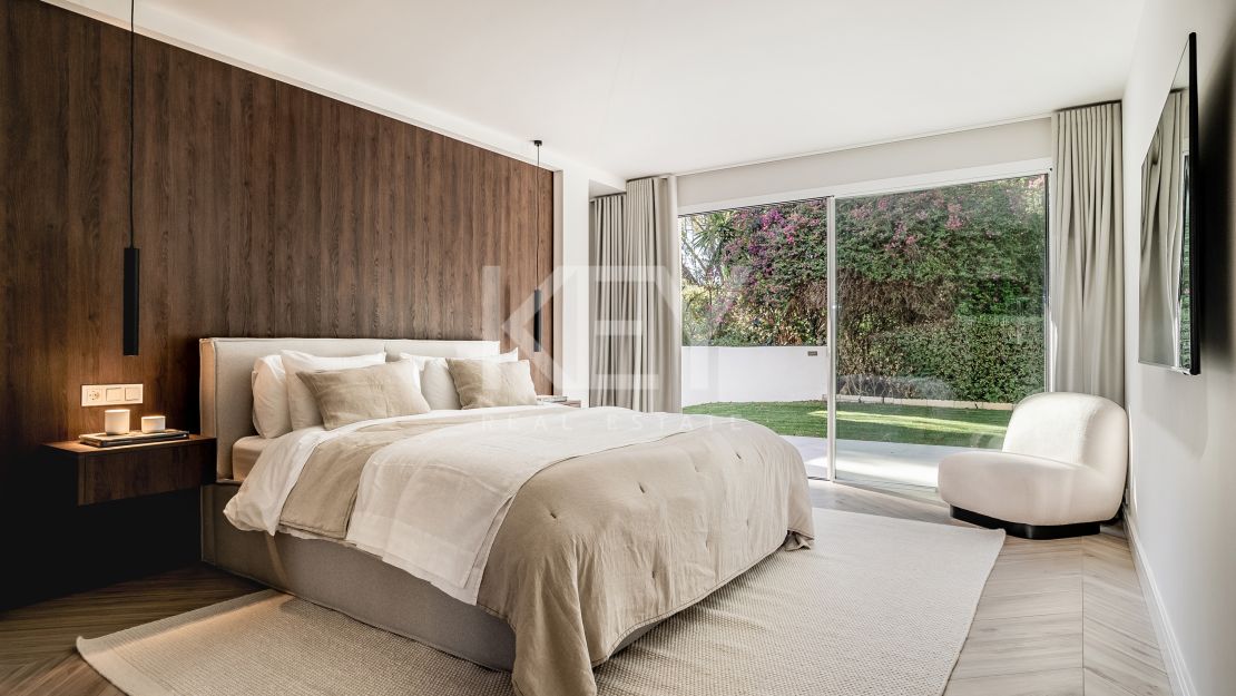 Unique ground floor apartment for sale on the iconic Golden Mile, Marbella