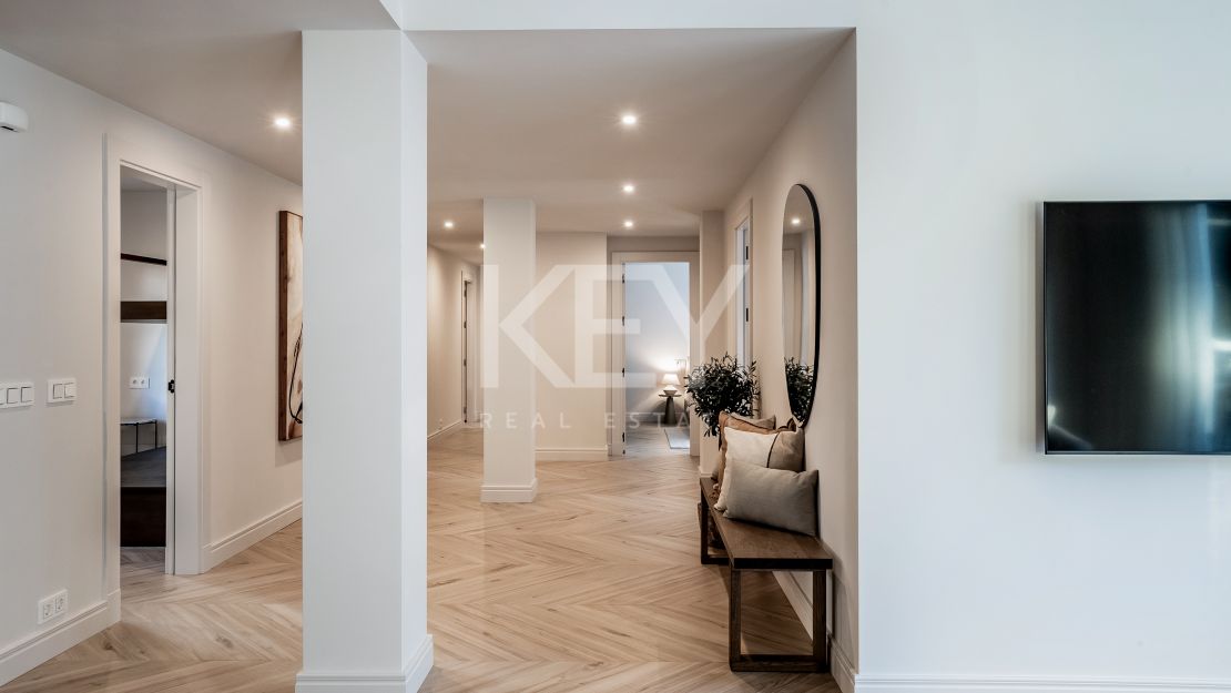 Unique ground floor apartment for sale on the iconic Golden Mile, Marbella