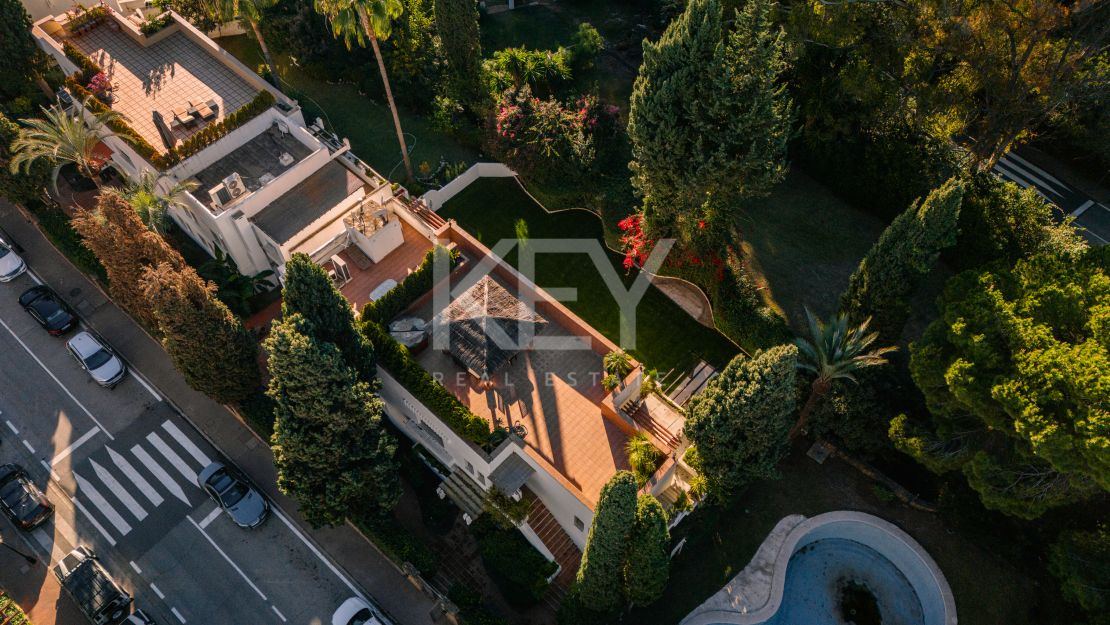 Unique ground floor apartment for sale on the iconic Golden Mile, Marbella