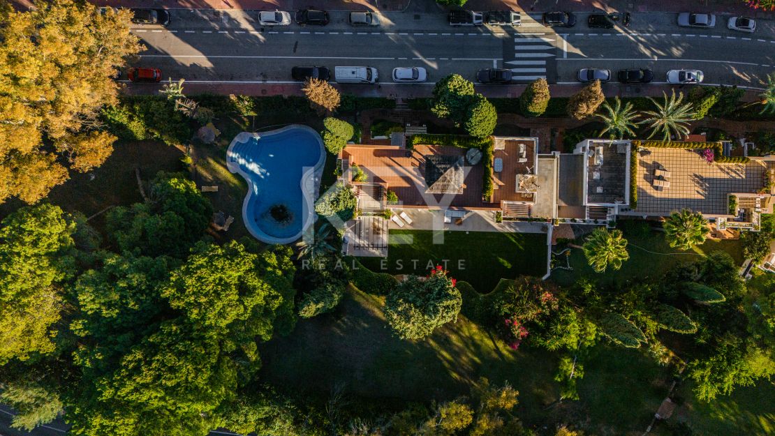 Unique ground floor apartment for sale on the iconic Golden Mile, Marbella