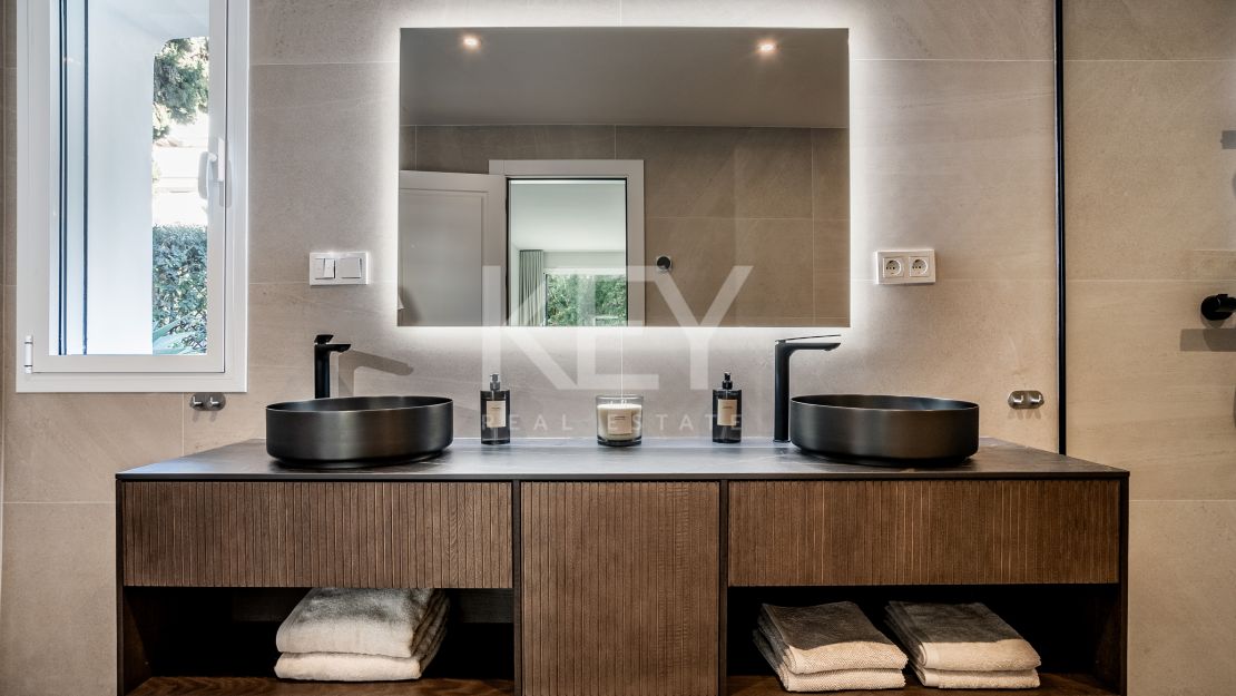 Unique ground floor apartment for sale on the iconic Golden Mile, Marbella