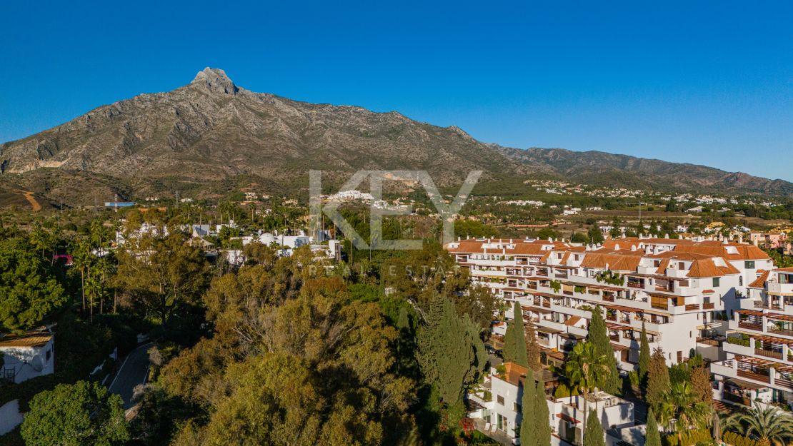Unique ground floor apartment for sale on the iconic Golden Mile, Marbella