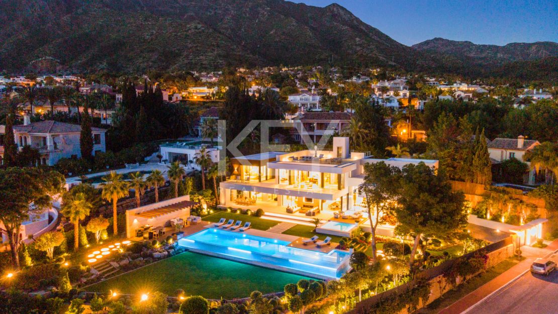 Una verdadera villa de lujo está a la venta en la icónica Sierra Blanca, la Milla de Oro, Marbella