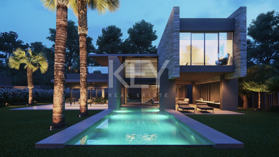Modern villa for sale close to rnowned golf courses and Puerto Banus in Cortijo Blanco