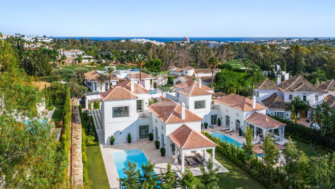 Elegant new-build villa in Marbella’s Golf Valley in La Cerquilla, Nueva Andalucia