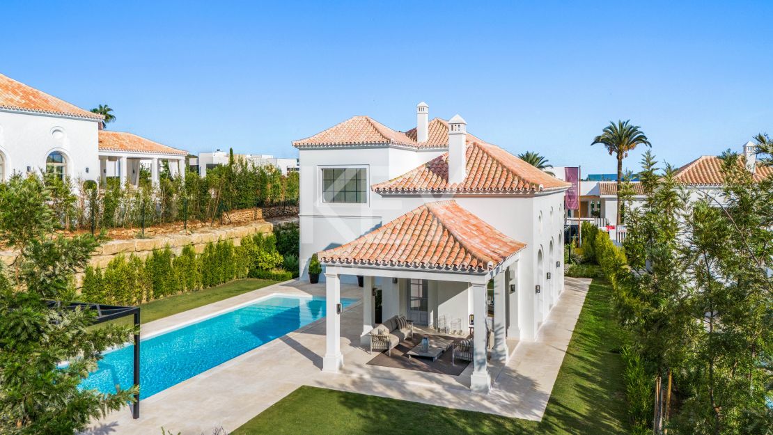 Elegant new-build villa in Marbella’s Golf Valley in La Cerquilla, Nueva Andalucia