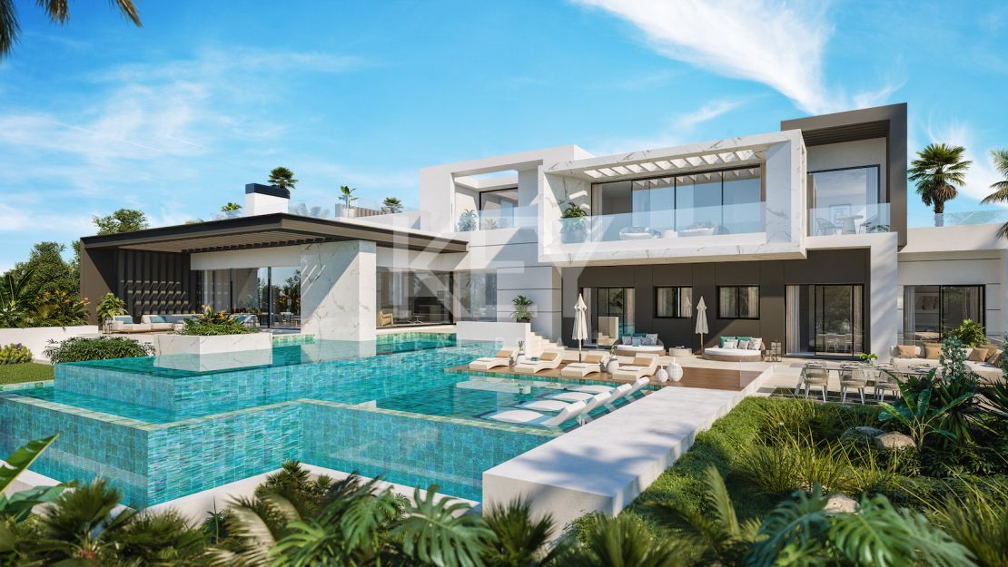 Exquisite villa under construction for sale  in prime location in Paraiso Alto