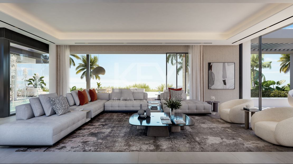 Exquisite villa under construction in prime location in Paraiso Alto