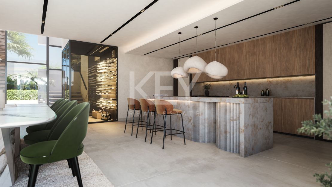 Exquisite villa under construction in prime location in Paraiso Alto