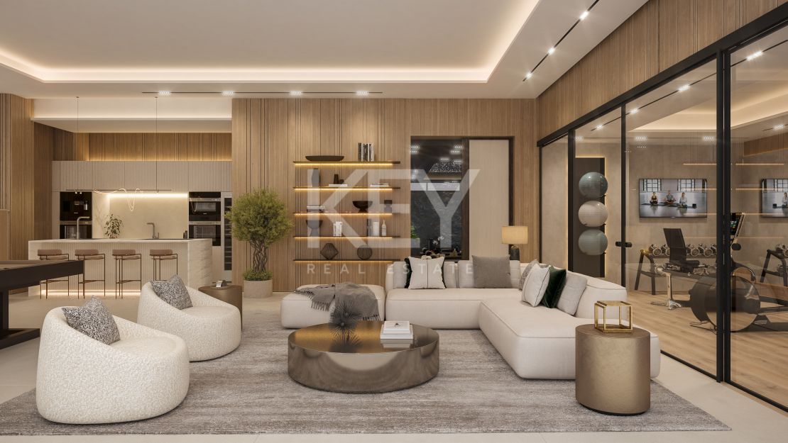 Exquisite villa under construction in prime location in Paraiso Alto