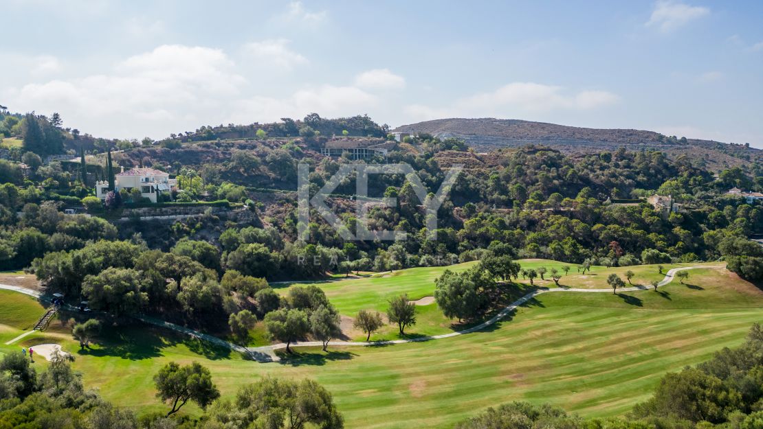 Modern villa with outstanding panoramic sea and mountain views for sale in Marbella Club Golf Resort, Benahavis