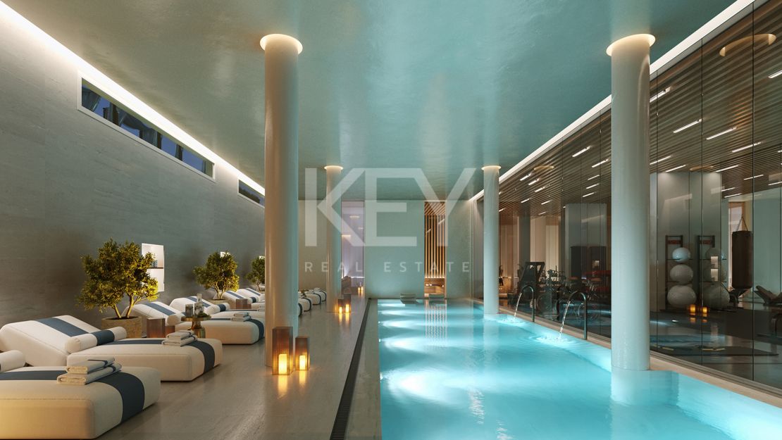 Los lujosos apartamentos en una comunidad cerrada en venta en una ubicación privilegiada en la Milla de Oro, Marbella