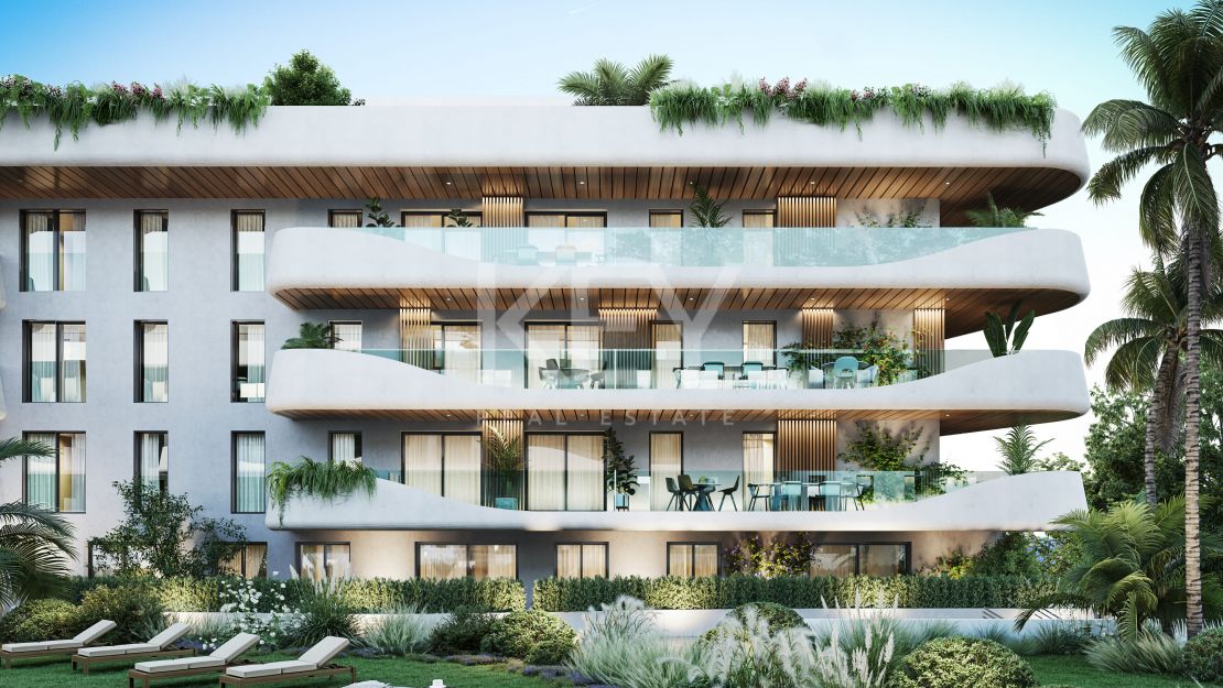 Complejo exclusivo de apartamentos y áticos de moda en venta en San Pedro de Alcantara