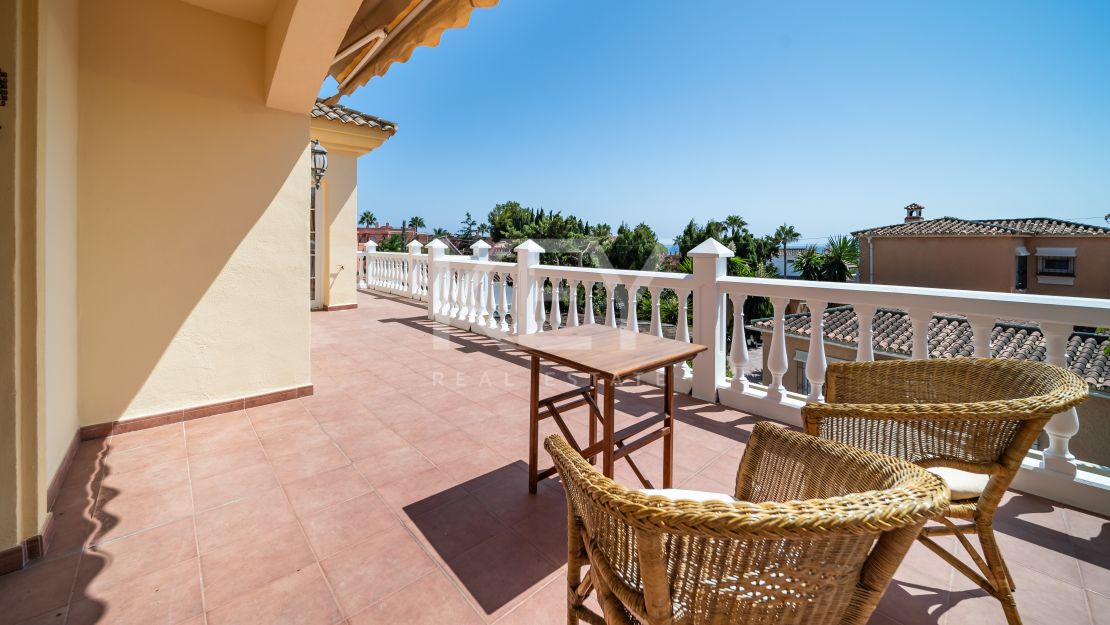 La encantadora villa en alquiler a largo plazo en Costabella, Marbella