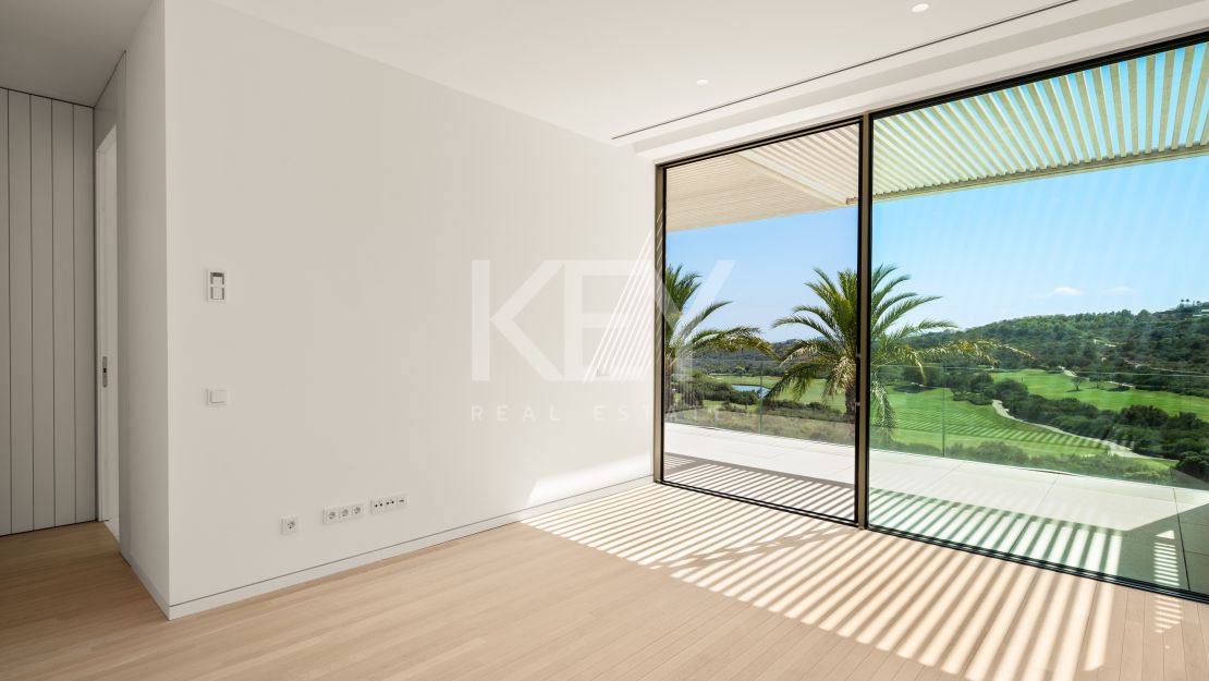 Exquisite and modern new golfside villa for sale in Casares