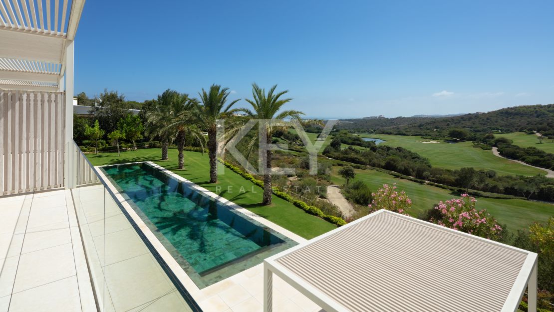 Exquisite and modern new golfside villa for sale in Casares