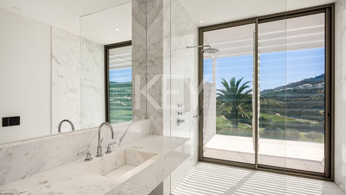 Exquisite and modern new golfside villa for sale in Casares