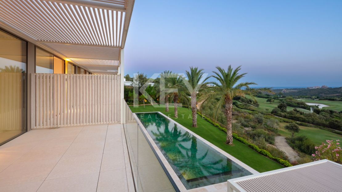 Exquisite and modern new golfside villa for sale in Casares