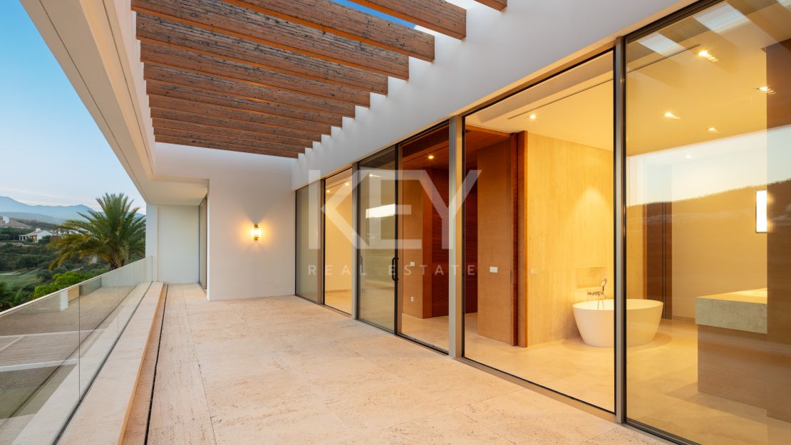 Modern villa with contemporary design for sale beside the Finca Cortesin Golf course in Casares