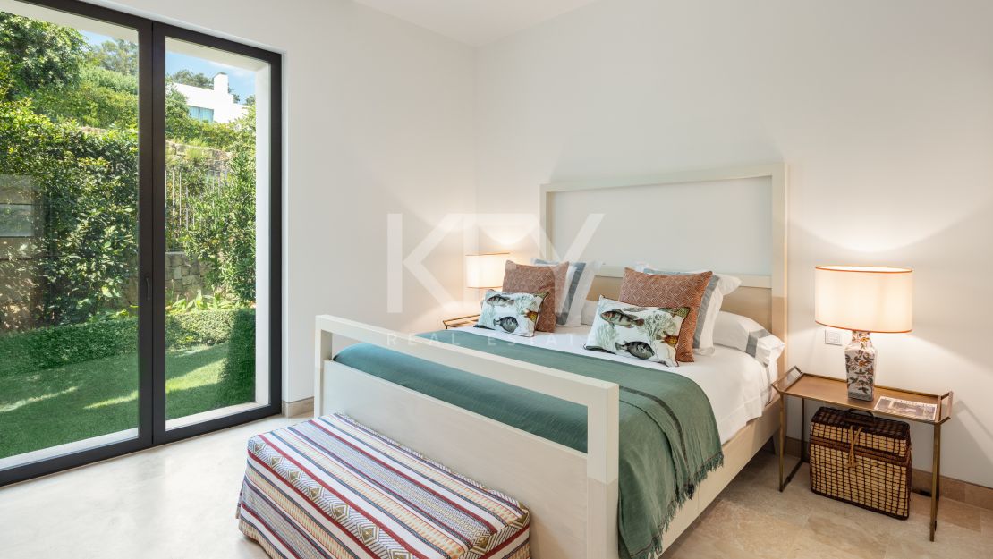 Newly constructed contemporary villa in highly sought-after Finca Cortesin, Casares