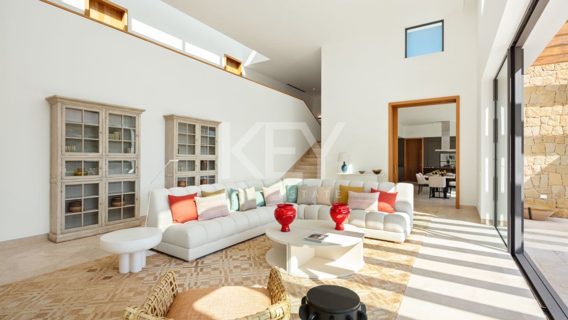 Newly constructed contemporary villa in highly sought-after Finca Cortesin, Casares