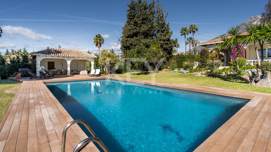 Comfortable villa for short-term rent in Nagüeles, Marbella Golden Mile