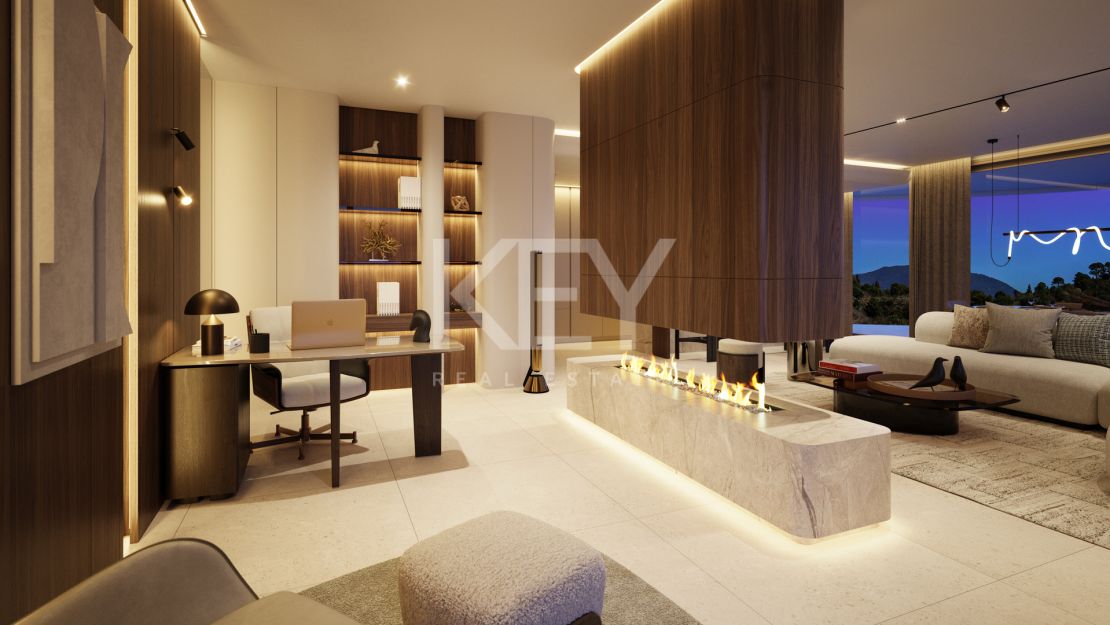 Sea views modern penthouse in Benahavis