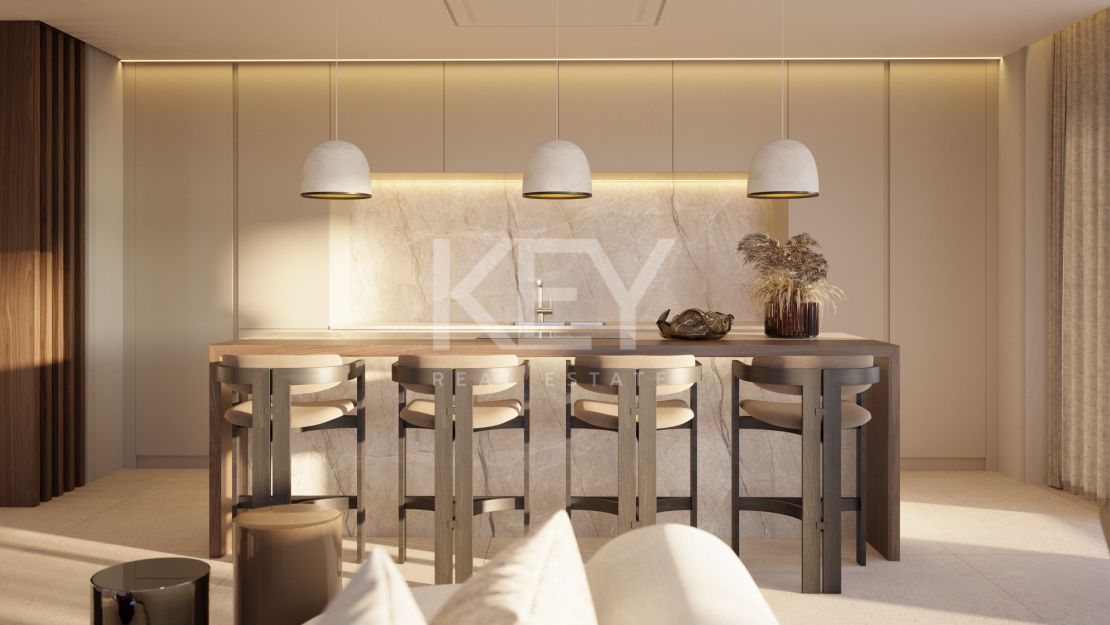 Sea views modern penthouse in Benahavis