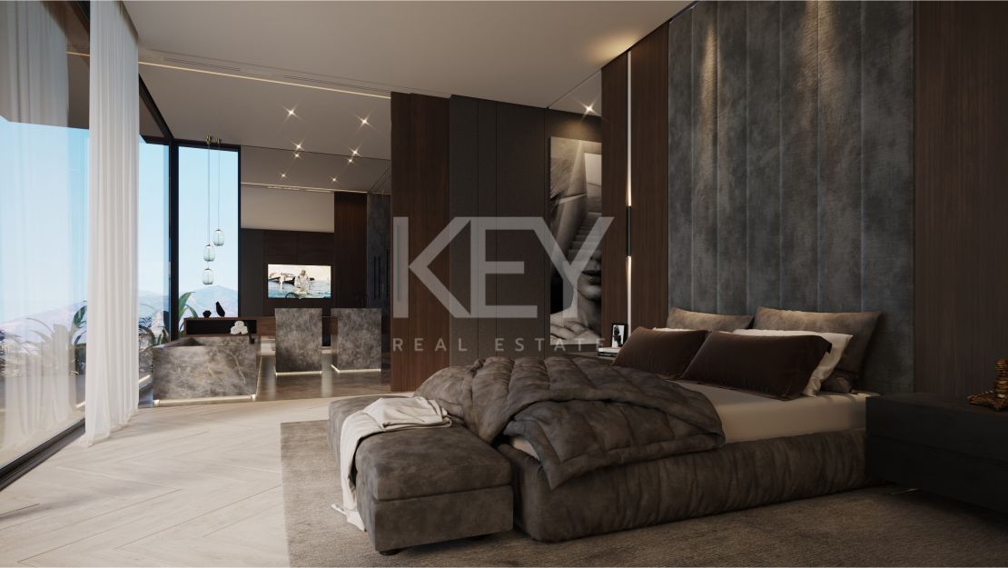 Stunning new built villa for sale in El Herrojo, Benahavis