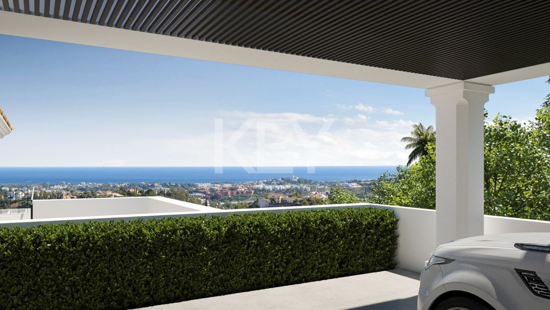Modern villa for sale in El Herrojo, Benahavis