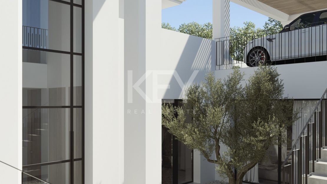 Modern villa for sale in El Herrojo, Benahavis