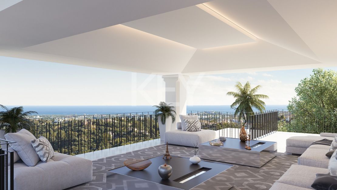 Modern villa for sale in El Herrojo, Benahavis