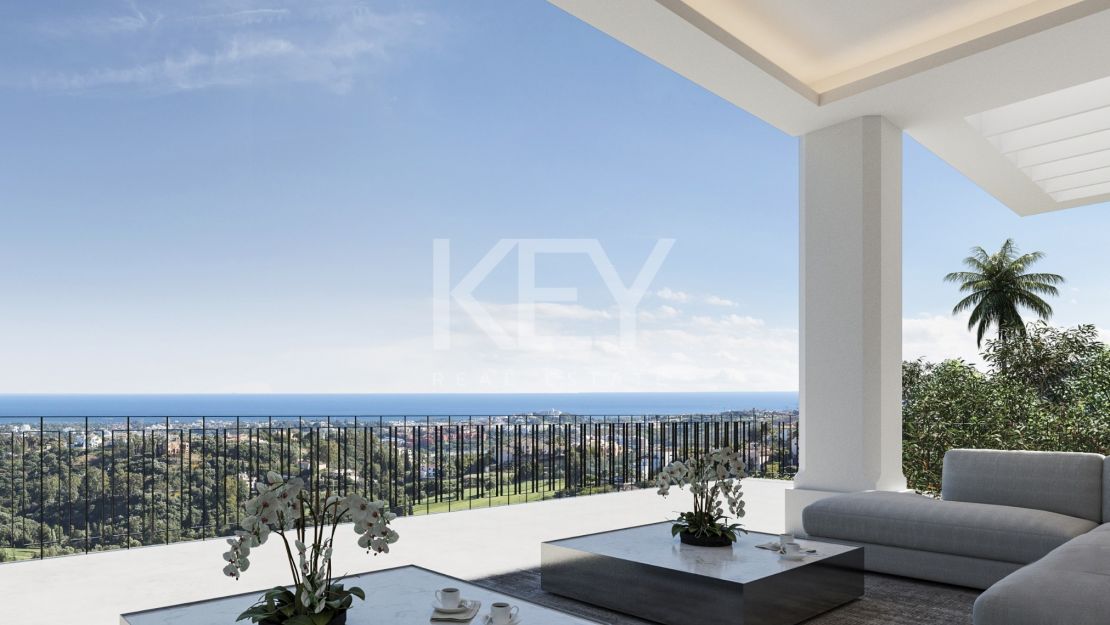 Modern villa for sale in El Herrojo, Benahavis