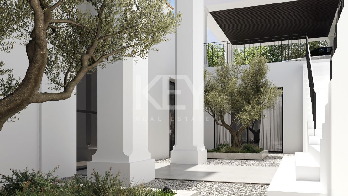 Modern villa for sale in El Herrojo, Benahavis
