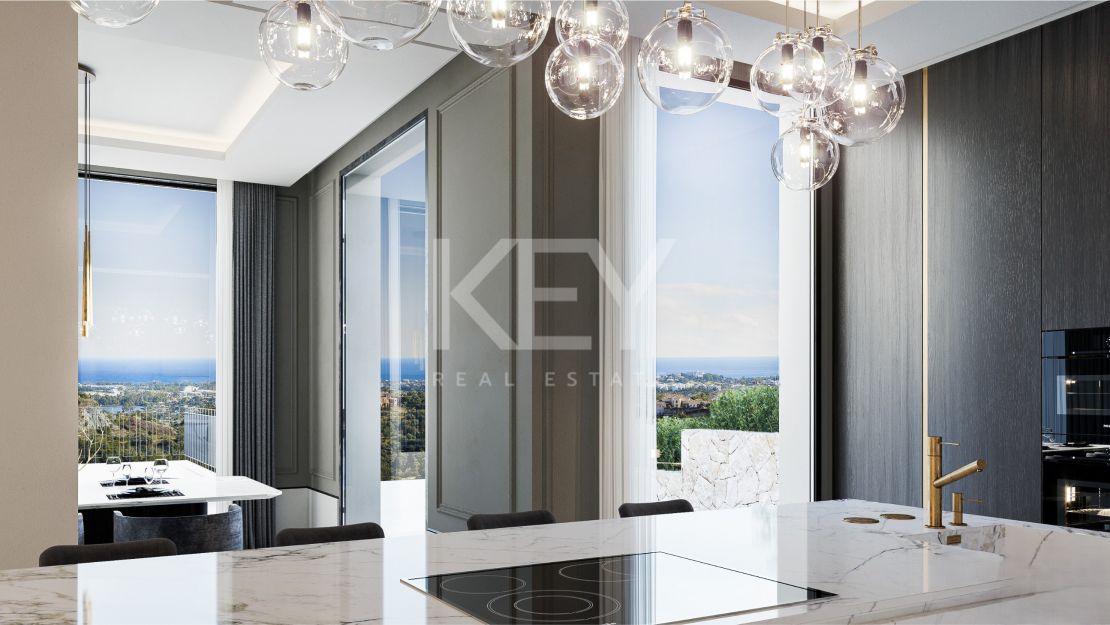 Modern villa for sale in El Herrojo, Benahavis