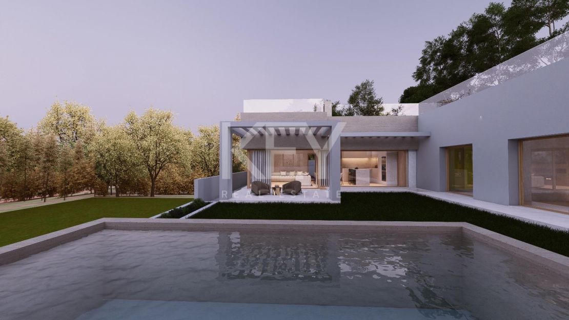 Proyecto moderno de villa llave en mano en Valle Romano, Estepona