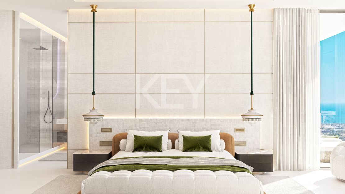 Contemporary villa with panoramic sea views in Real de La Quinta, Benahavis