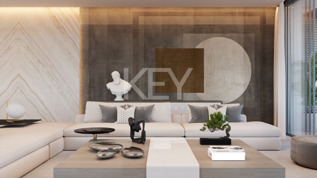 Contemporary villa with panoramic sea views in Real de La Quinta, Benahavis