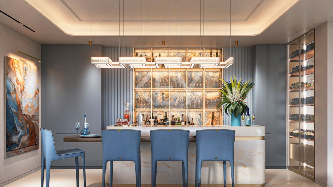 Villa de diseño con interiores Versace en comunidad cerrada, Nueva Andalucía