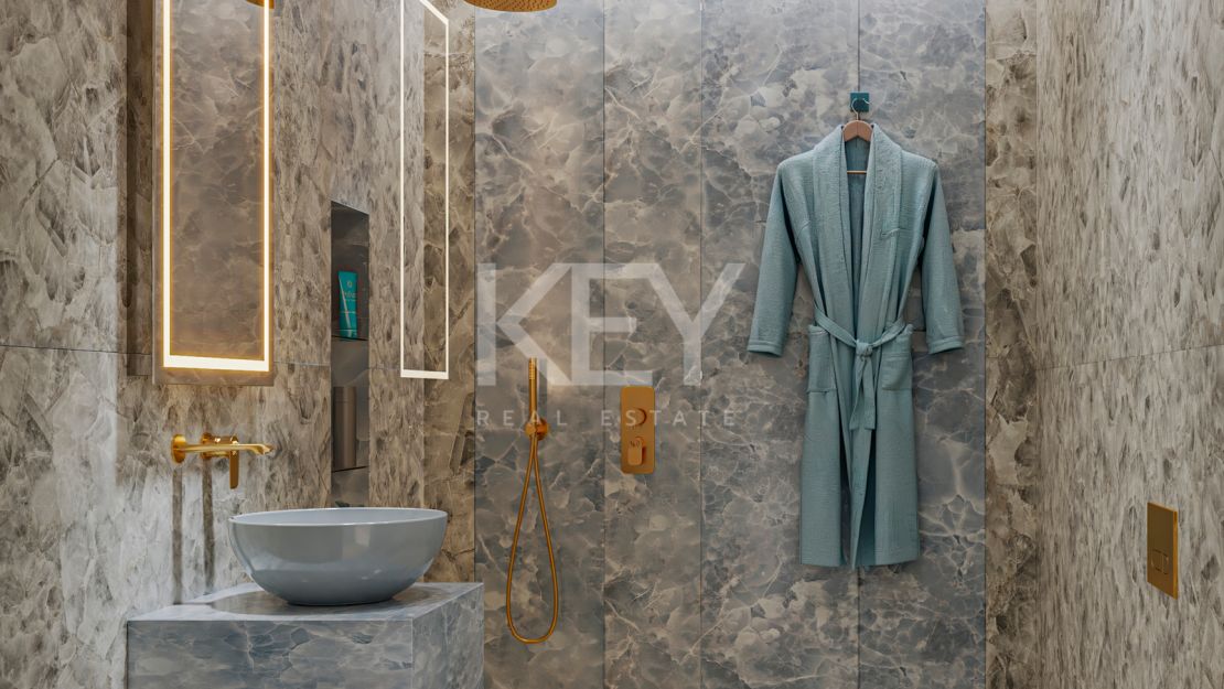 Villa de diseño con interiores Versace en comunidad cerrada, Nueva Andalucía