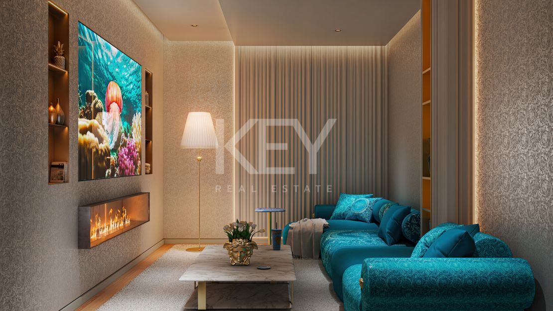 Villa de diseño con interiores Versace en comunidad cerrada, Nueva Andalucía
