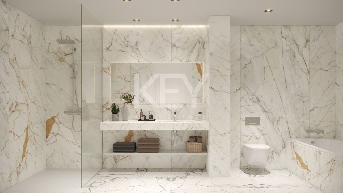 Apartamento contemporáneo con vistas al mar en la Nueva Milla de Oro