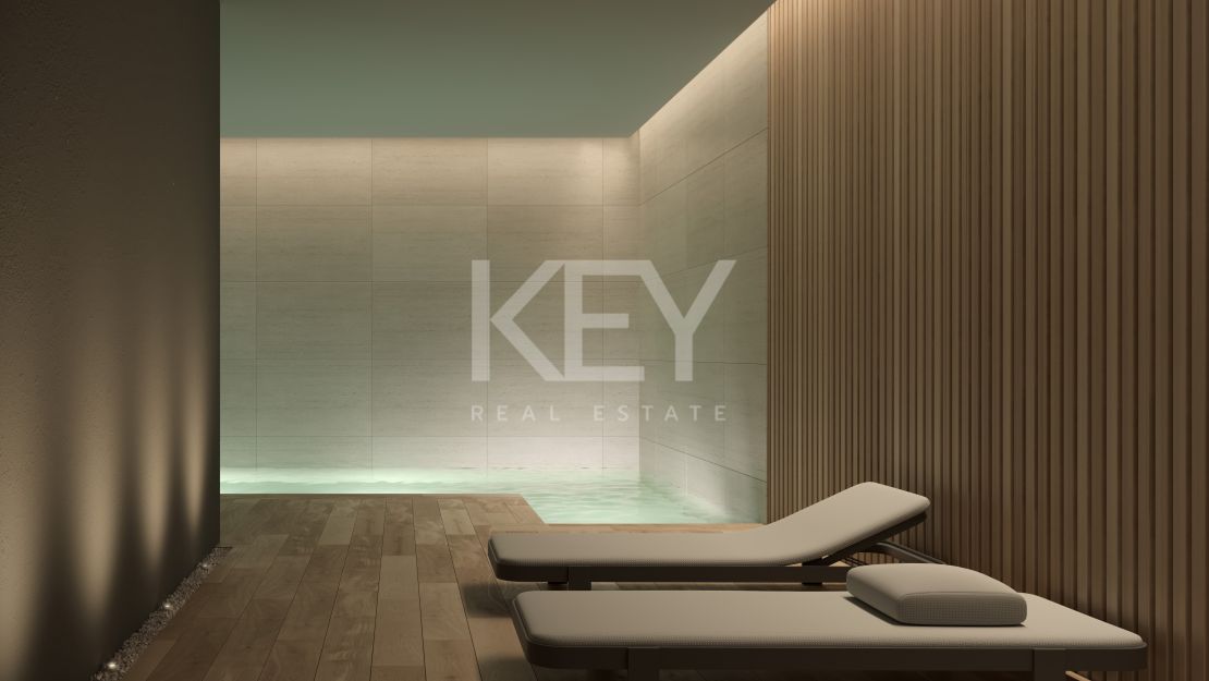 Apartamento contemporáneo con vistas al mar en la Nueva Milla de Oro