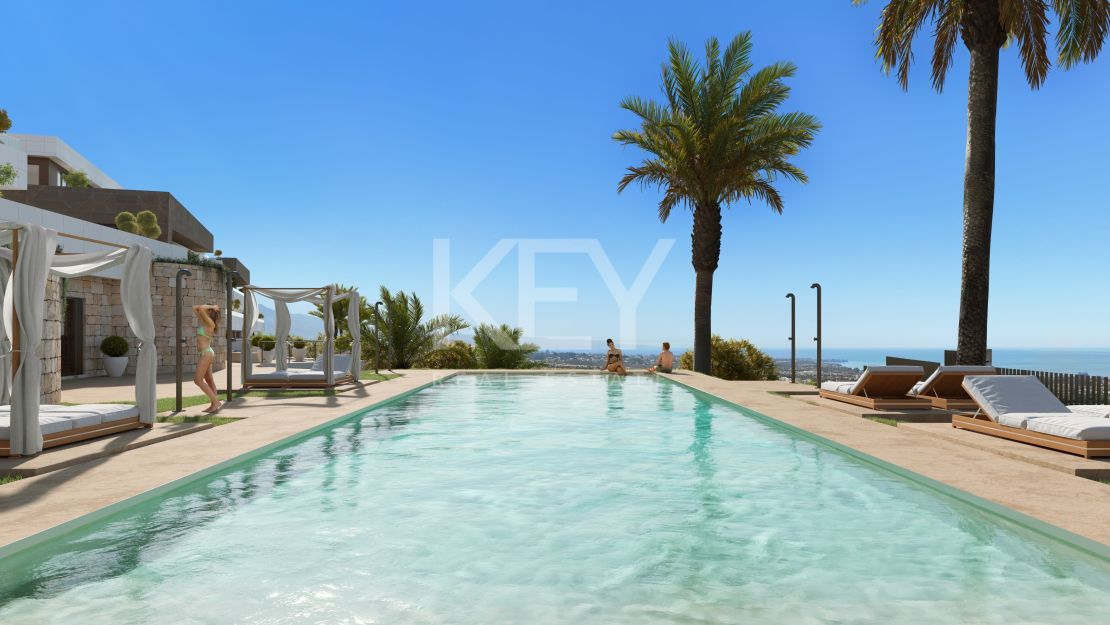 Apartamento contemporáneo con vistas al mar en la Nueva Milla de Oro