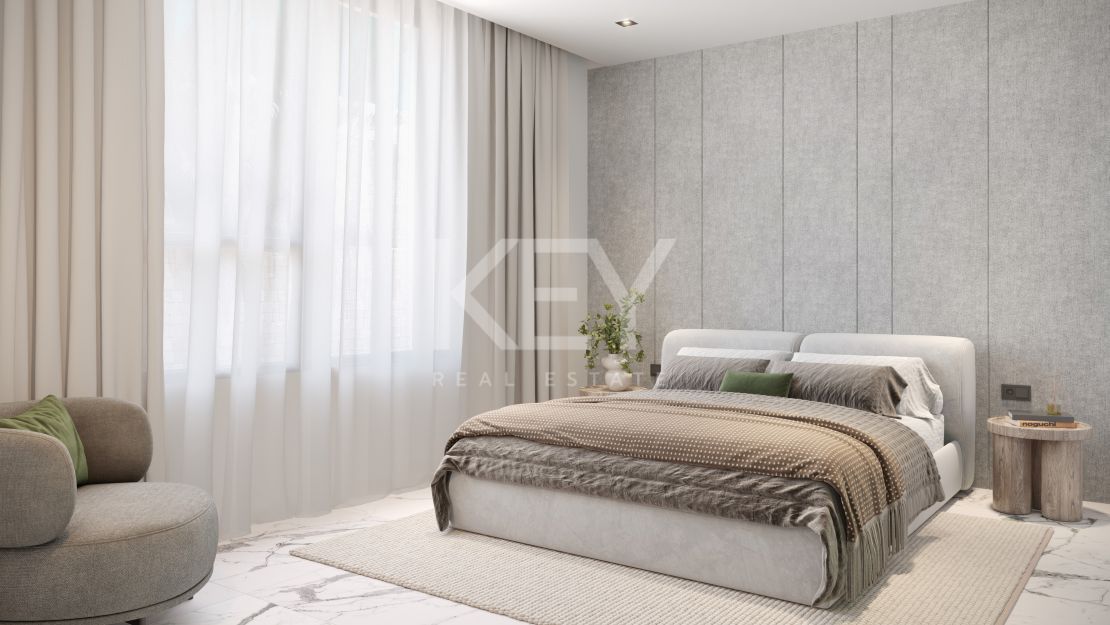 Apartamento contemporáneo con vistas al mar en la Nueva Milla de Oro